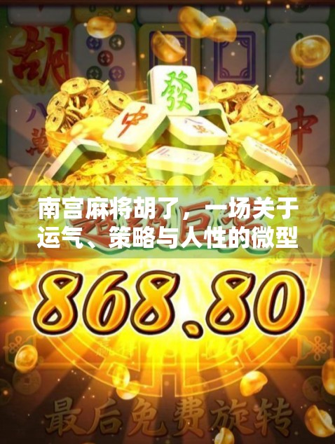 南宫麻将胡了，一场关于运气、策略与人性的微型人生剧