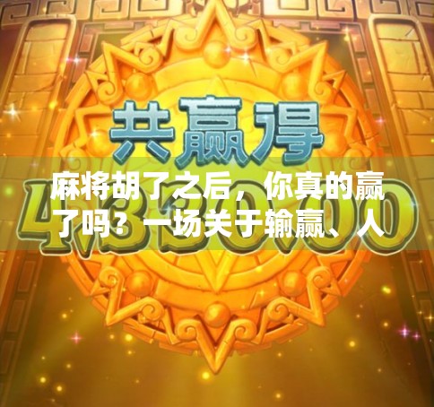 麻将胡了之后，你真的赢了吗？一场关于输赢、人性与社交的深度解剖