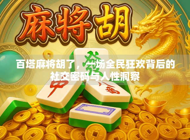 百塔麻将胡了，一场全民狂欢背后的社交密码与人性洞察