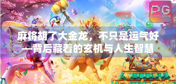 麻将胡了大金龙，不只是运气好—背后藏着的玄机与人生智慧