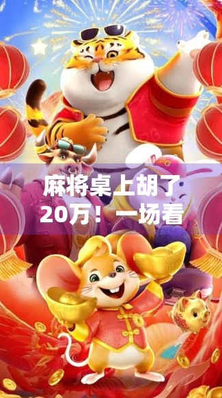 麻将桌上胡了20万！一场看似荒诞的牌局，揭开当代年轻人的焦虑与渴望