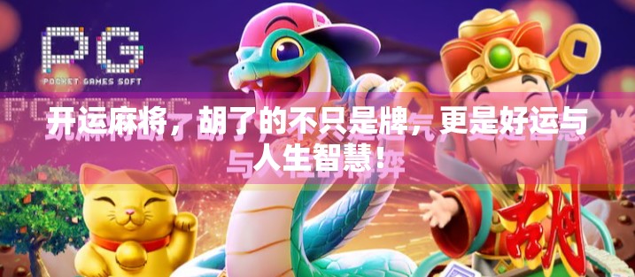 开运麻将，胡了的不只是牌，更是好运与人生智慧！