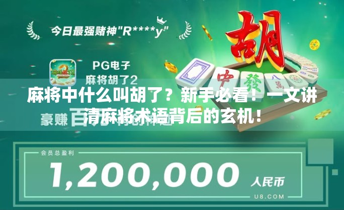 麻将中什么叫胡了？新手必看！一文讲清麻将术语背后的玄机！