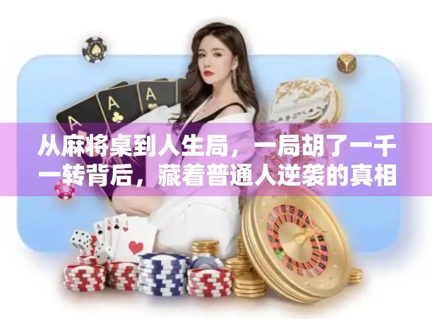 从麻将桌到人生局，一局胡了一千一转背后，藏着普通人逆袭的真相